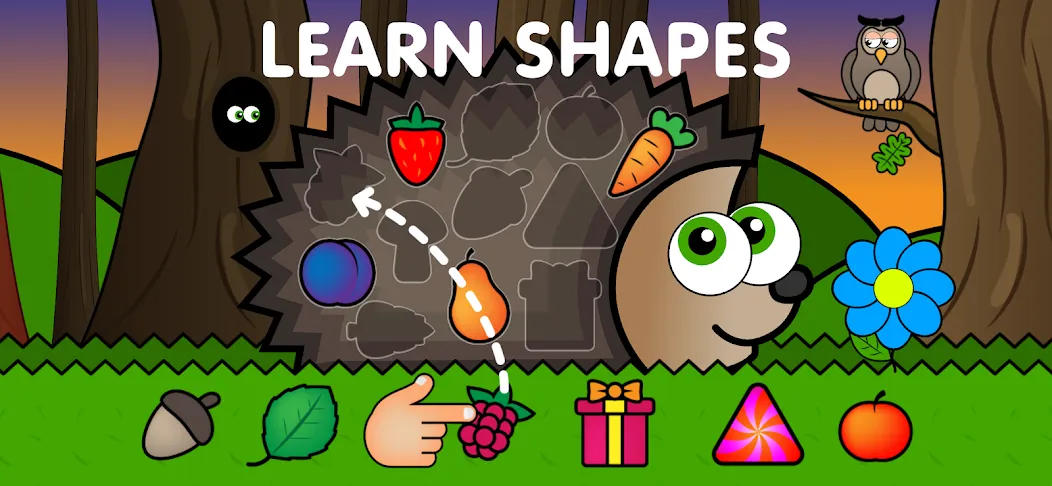 Взломанная Easy games for kids 2,3,4 year  [МОД Бесконечные деньги] — стабильная версия apk на Андроид screen 1