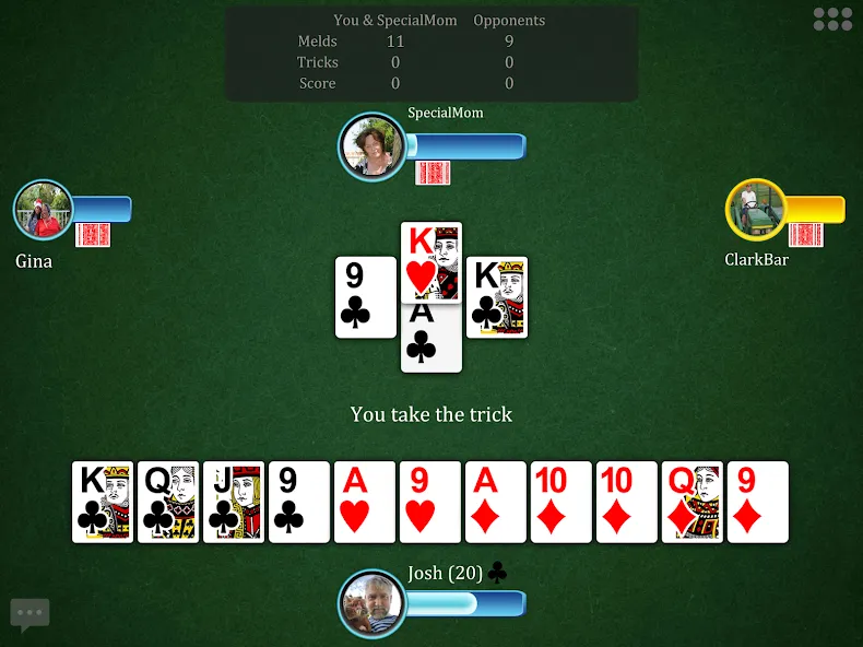 Скачать взломанную Pinochle.Net  [МОД Бесконечные монеты] — последняя версия apk на Андроид screen 5