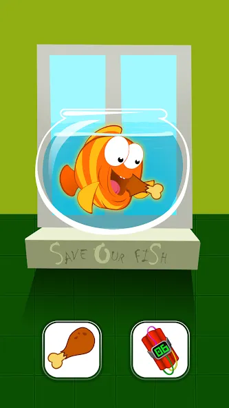 Скачать взломанную Fish Story: Save the Lover (Фиш Стори)  [МОД Unlocked] — полная версия apk на Андроид screen 1