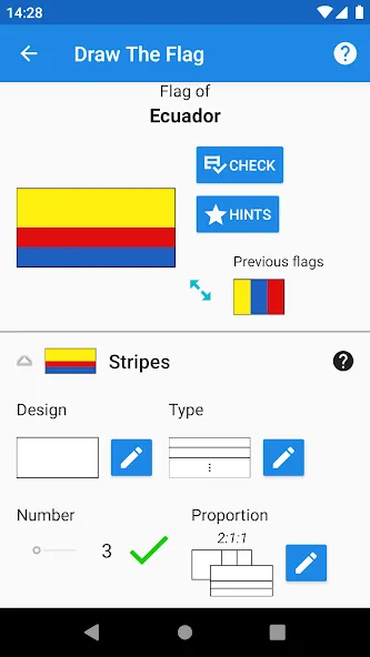 Скачать взлом Draw The Flag — Quiz & Maker  [МОД Все открыто] — стабильная версия apk на Андроид screen 3