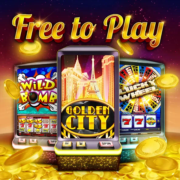 Взлом Golden City Casino (Голден Сити Казино)  [МОД Unlimited Money] — последняя версия apk на Андроид screen 1