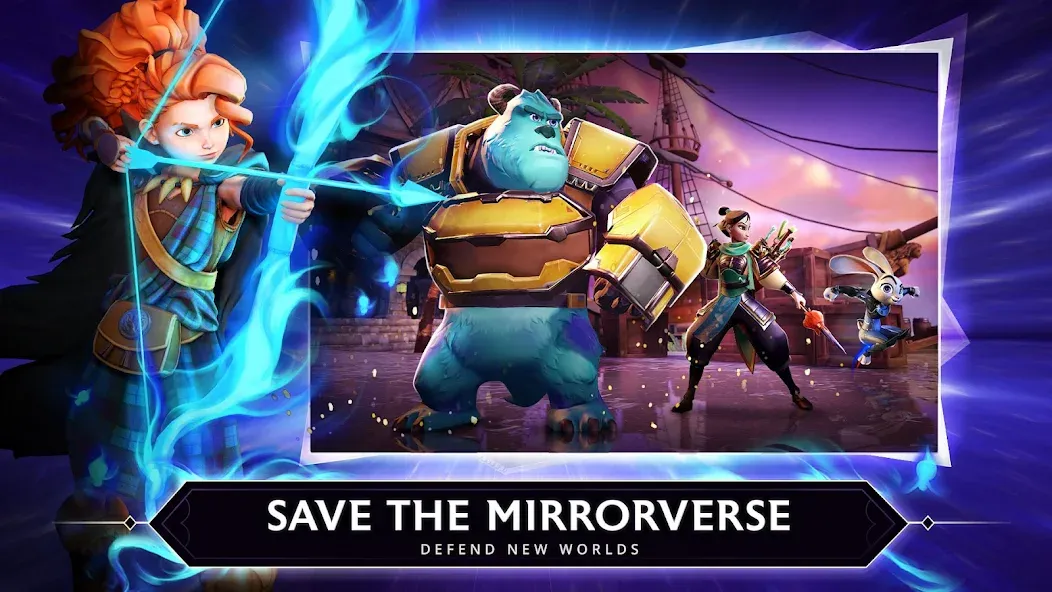 Скачать взлом Disney Mirrorverse (Дисней Мирроверс)  [МОД Mega Pack] — полная версия apk на Андроид screen 1