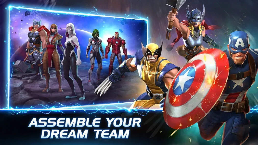 Взломанная Marvel Contest of Champions (Марвел Соревнование Чемпионов)  [МОД Unlocked] — стабильная версия apk на Андроид screen 3