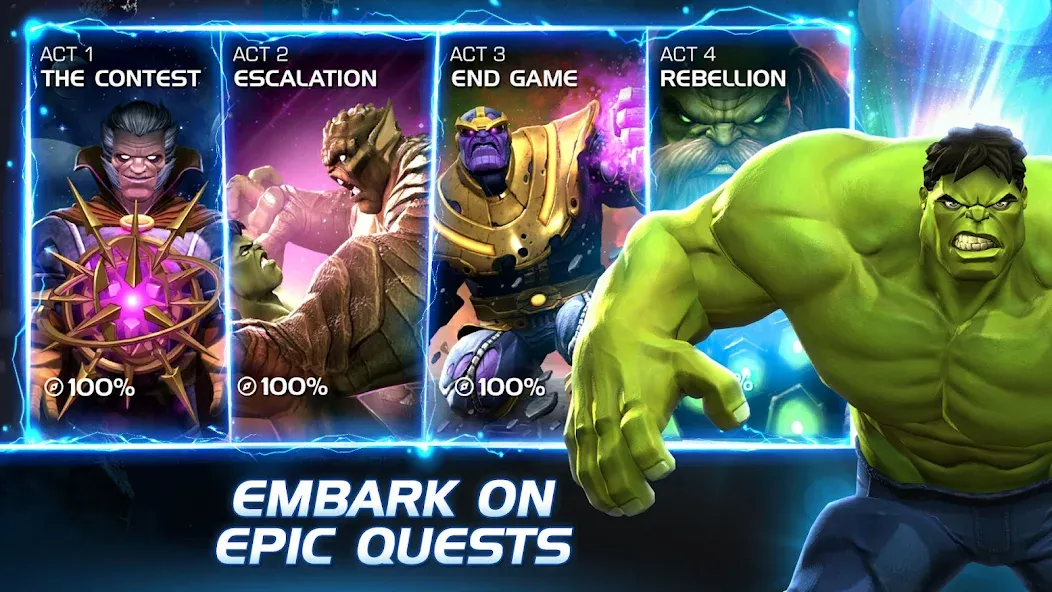 Взломанная Marvel Contest of Champions (Марвел Соревнование Чемпионов)  [МОД Unlocked] — стабильная версия apk на Андроид screen 4