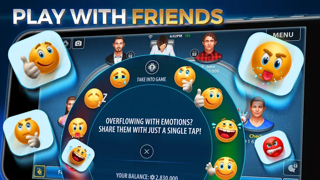 Скачать взлом Texas Hold'em Poker: Pokerist  [МОД Бесконечные монеты] — последняя версия apk на Андроид screen 4