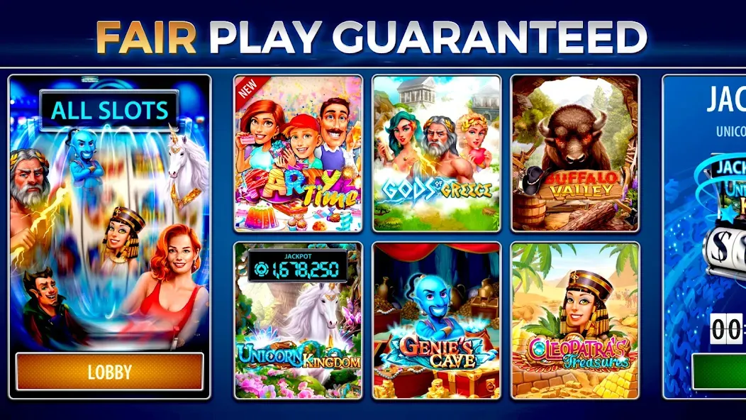 Скачать взлом Vegas Casino & Slots: Slottist  [МОД Много монет] — последняя версия apk на Андроид screen 1