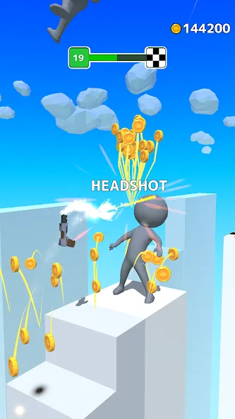 Взломанная Gun Sprint (Ган Спринт)  [МОД Бесконечные деньги] — последняя версия apk на Андроид screen 3