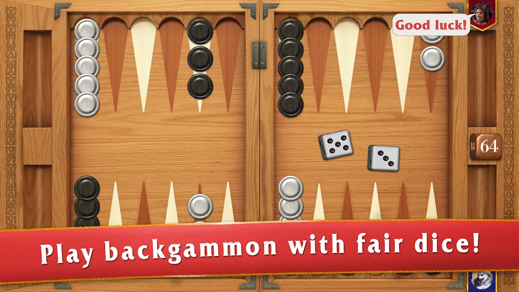 Скачать взломанную Backgammon Masters  [МОД Mega Pack] — стабильная версия apk на Андроид screen 1