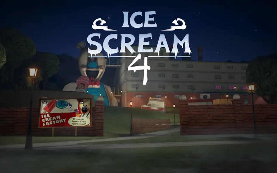 Скачать взломанную Ice Scream 4: Rod's Factory (Айс Скрим 4)  [МОД Mega Pack] — стабильная версия apk на Андроид screen 1