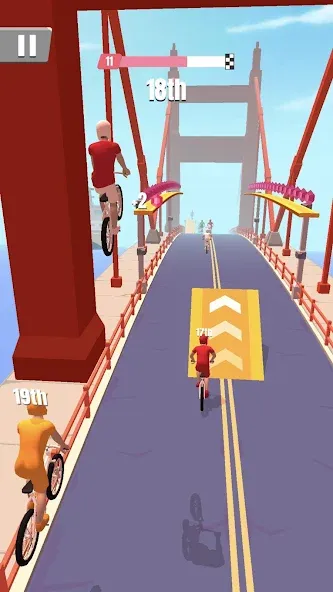 Скачать взломанную Bike Rush (Байк Раш)  [МОД Menu] — последняя версия apk на Андроид screen 4