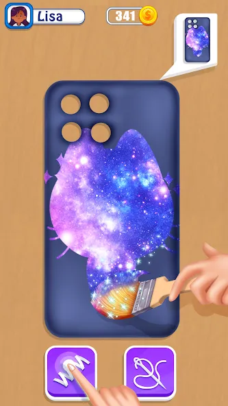 Взломанная Phone Case DIY Mobile Games  [МОД Бесконечные деньги] — полная версия apk на Андроид screen 2