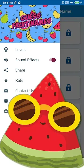 Взлом Guess the fruit name game  [МОД Много денег] — стабильная версия apk на Андроид screen 5