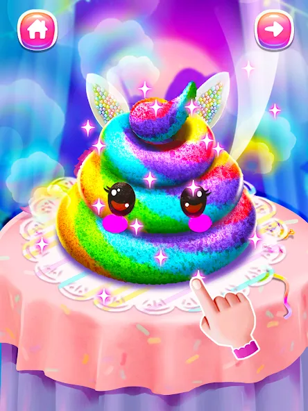 Взлом Girl Games: Unicorn Cooking  [МОД Много денег] — полная версия apk на Андроид screen 4