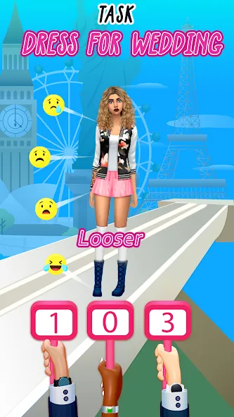 Взломанная Fashion Battle — Girl Dress Up  [МОД Unlimited Money] — стабильная версия apk на Андроид screen 3