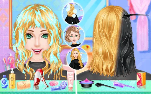 Взлом Doll Makeover — Fashion Queen (Игры по макияжу для девочек)  [МОД Много монет] — полная версия apk на Андроид screen 3