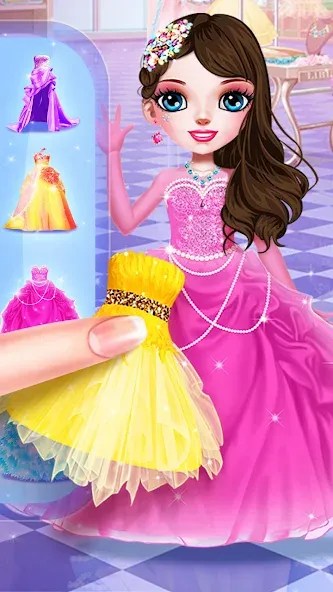 Скачать взломанную Princess Makeup Salon  [МОД Unlocked] — последняя версия apk на Андроид screen 3