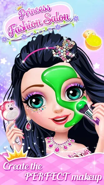 Скачать взломанную Princess Makeup Salon  [МОД Unlocked] — последняя версия apk на Андроид screen 5