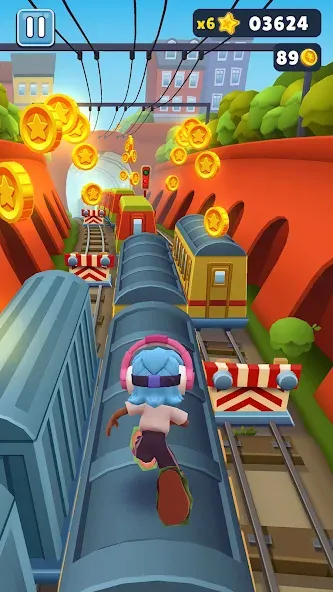 Скачать взлом Subway Surfers (абвей Серферс)  [МОД Бесконечные деньги] — полная версия apk на Андроид screen 3