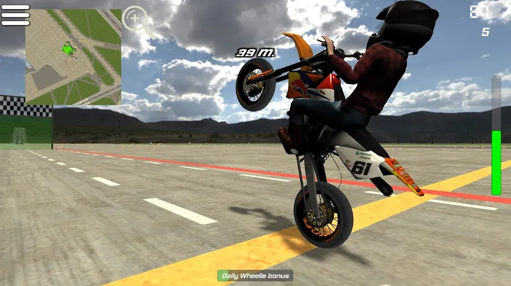 Взломанная Wheelie King 5 (Уили Кинг 5)  [МОД Все открыто] — стабильная версия apk на Андроид screen 1