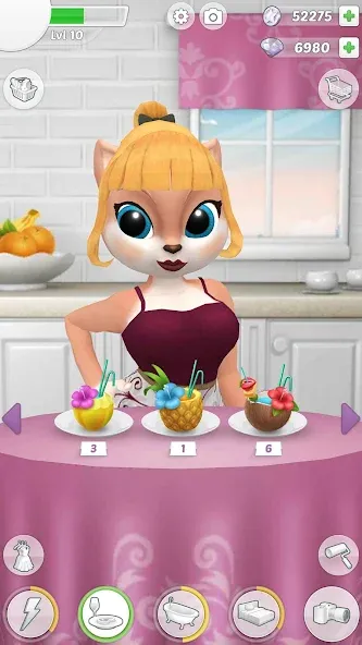 Скачать взломанную Talking Cat Kimmy Superstar  [МОД Unlimited Money] — полная версия apk на Андроид screen 3