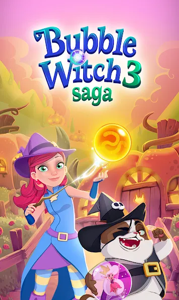 Скачать взломанную Bubble Witch 3 Saga (Бабл Витч 3 Сага)  [МОД Unlimited Money] — стабильная версия apk на Андроид screen 5