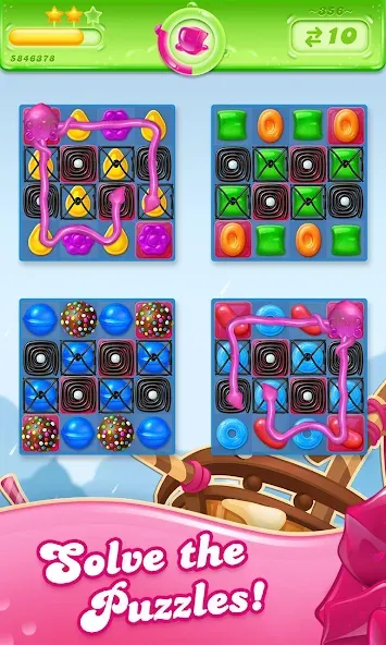 Взлом Candy Crush Jelly Saga (Кенди Краш Джелли Сага)  [МОД Unlocked] — полная версия apk на Андроид screen 4