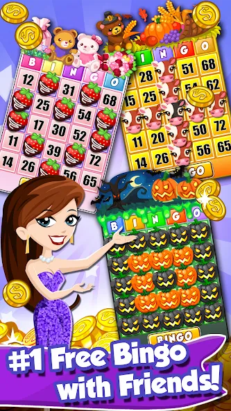 Взлом Bingo PartyLand 2: Bingo Games (Бинго Патиленд 2)  [МОД Unlocked] — стабильная версия apk на Андроид screen 1