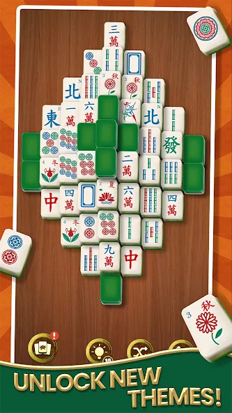 Взломанная Mahjong Solitaire — Master (Маджонг Солитер)  [МОД Unlocked] — полная версия apk на Андроид screen 3