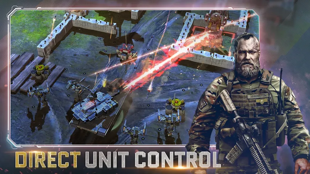 Взломанная War Commander: Rogue Assault (Уор Коммандер)  [МОД Много монет] — стабильная версия apk на Андроид screen 1