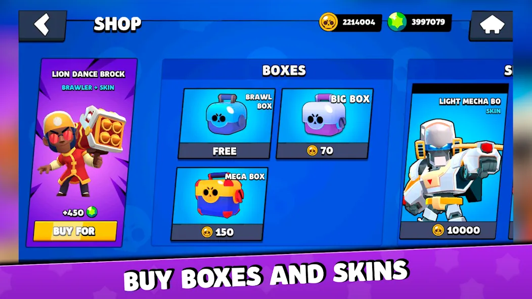 Скачать взломанную Box Simulator for Brawl Stars  [МОД Много денег] — стабильная версия apk на Андроид screen 2