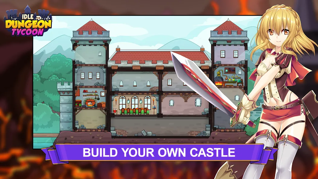 Скачать взлом Idle Dungeon Tycoon (Айдл Данжен Тайкун)  [МОД Unlimited Money] — последняя версия apk на Андроид screen 3