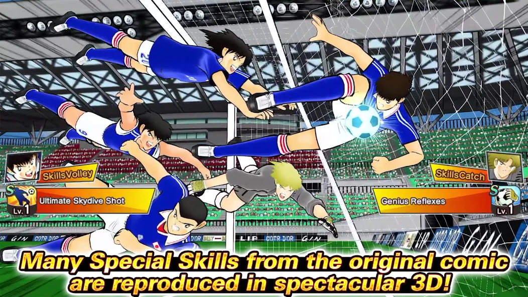 Скачать взломанную Captain Tsubasa: Dream Team (Капитан Цубаса)  [МОД Menu] — последняя версия apk на Андроид screen 3