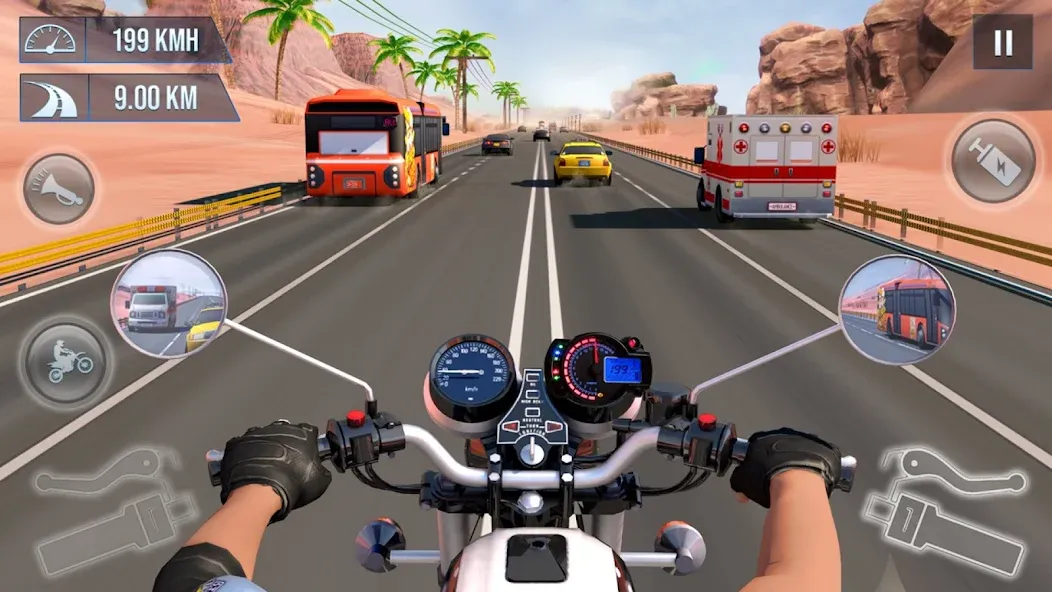 Скачать взломанную Moto World Tour: Bike Racing  [МОД Mega Pack] — последняя версия apk на Андроид screen 1