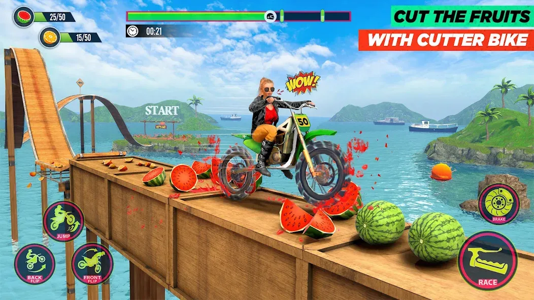 Взлом Bike Stunt Game: Tricks Master  [МОД Menu] — полная версия apk на Андроид screen 2