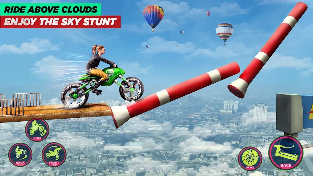 Взлом Bike Stunt Game: Tricks Master  [МОД Menu] — полная версия apk на Андроид screen 5