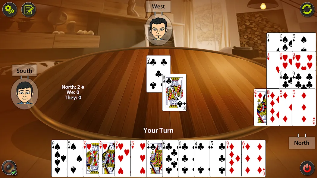 Взлом Auction Bridge & IB Card Game  [МОД Меню] — стабильная версия apk на Андроид screen 2