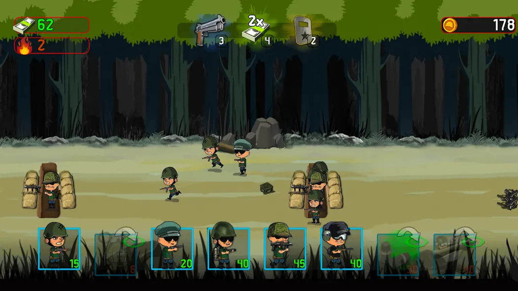 Скачать взлом Army War: Military Troop Games  [МОД Все открыто] — последняя версия apk на Андроид screen 3