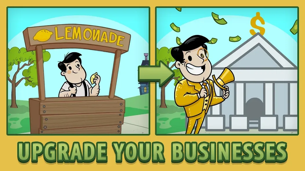 Скачать взлом AdVenture Capitalist (ЭдВенчер Капиталист)  [МОД Много денег] — последняя версия apk на Андроид screen 3