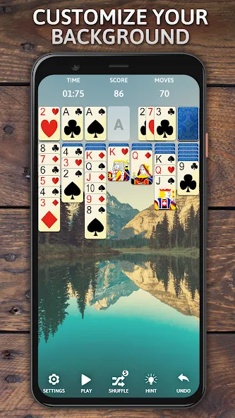 Взломанная Solitaire Classic Era Games  [МОД Mega Pack] — стабильная версия apk на Андроид screen 2