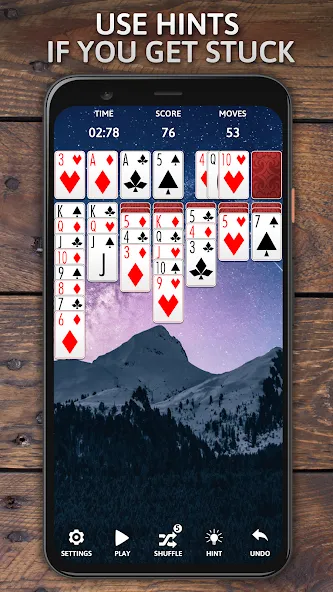 Взломанная Solitaire Classic Era Games  [МОД Mega Pack] — стабильная версия apk на Андроид screen 4