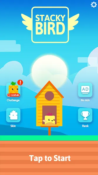 Скачать взлом Stacky Bird: Fun Egg Dash Game (тэки птица)  [МОД Все открыто] — последняя версия apk на Андроид screen 1