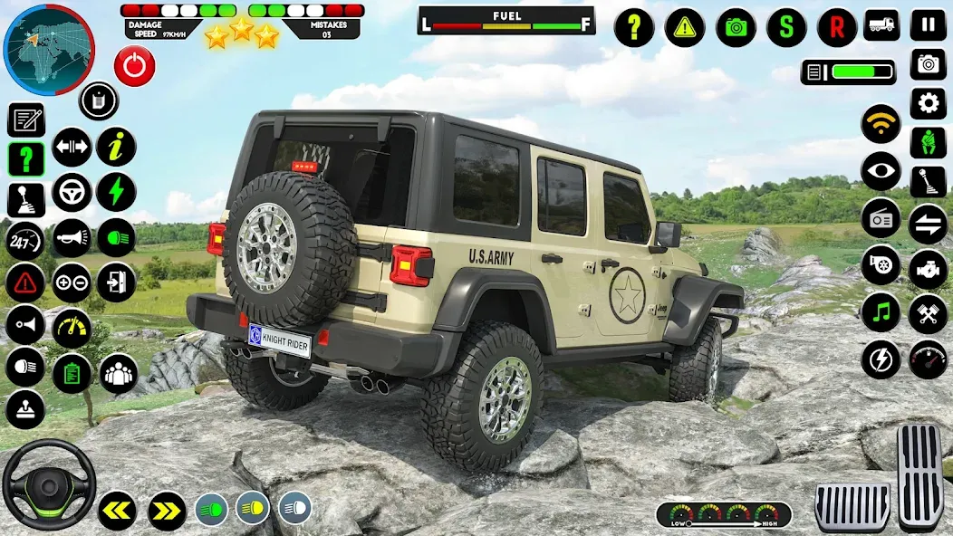 Скачать взломанную Army Truck Transporter Game 3D  [МОД Меню] — полная версия apk на Андроид screen 1