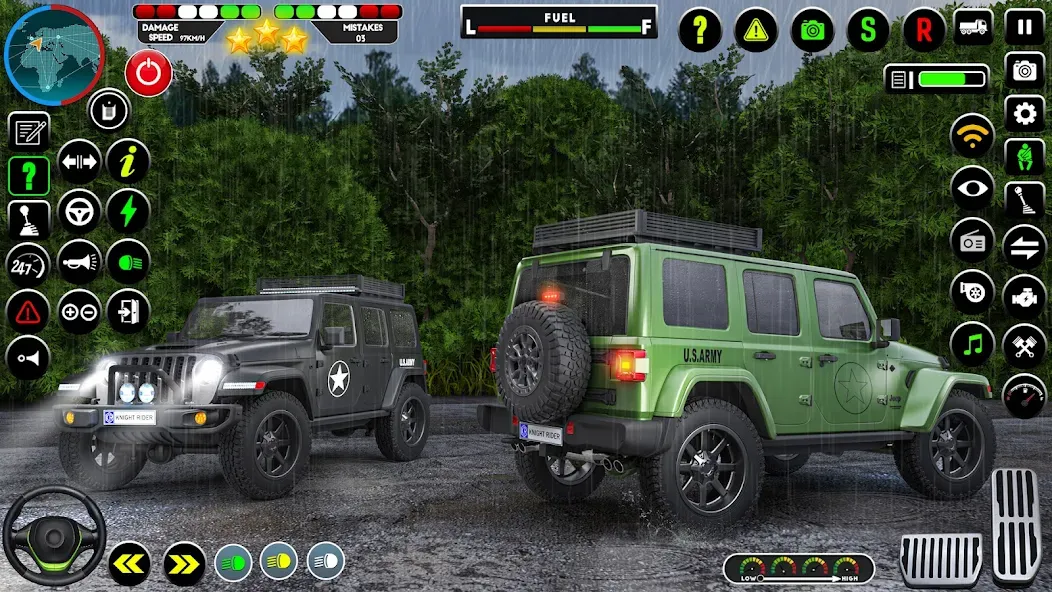 Скачать взломанную Army Truck Transporter Game 3D  [МОД Меню] — полная версия apk на Андроид screen 4