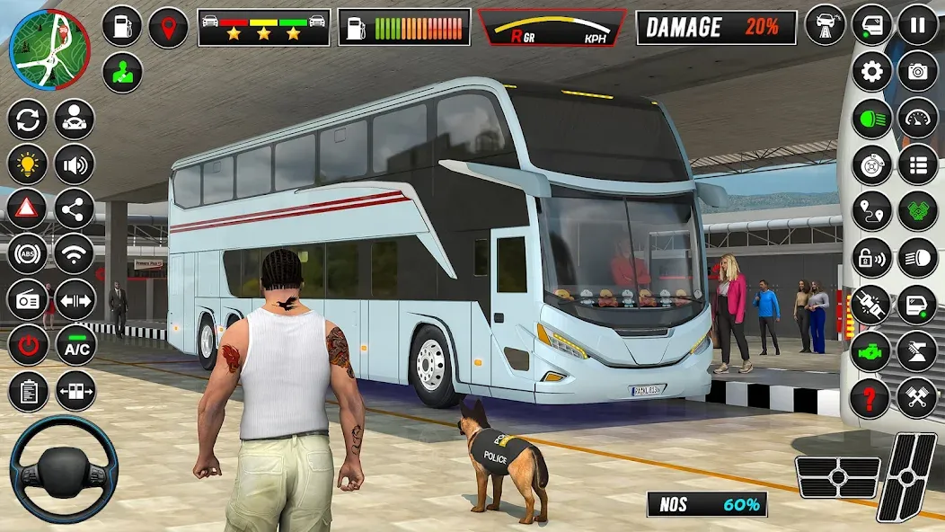 Скачать взломанную City Coach Bus Driver Games 3D  [МОД Unlimited Money] — стабильная версия apk на Андроид screen 3