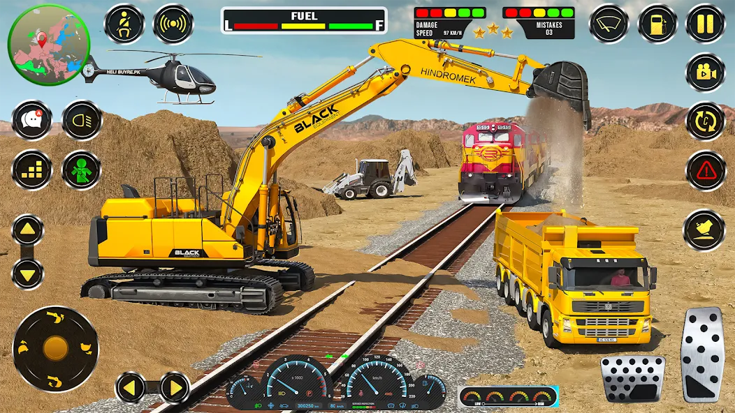 Скачать взломанную Real JCB Construction Games 3D  [МОД Много денег] — последняя версия apk на Андроид screen 2