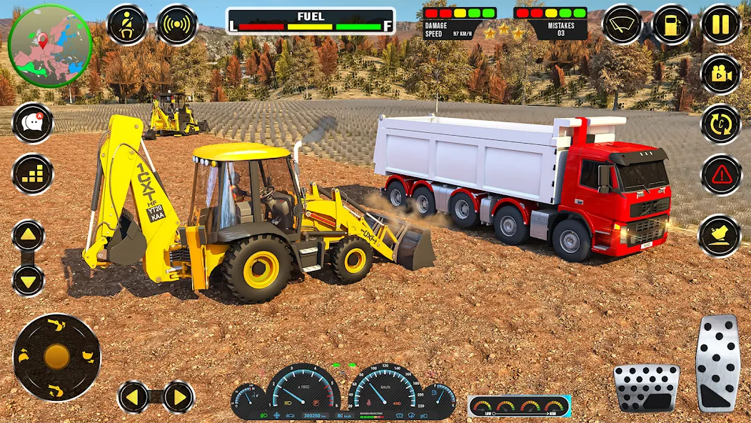 Скачать взломанную Real JCB Construction Games 3D  [МОД Много денег] — последняя версия apk на Андроид screen 3