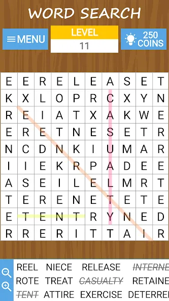 Взломанная Word search, criss-cross, etc  [МОД Все открыто] — стабильная версия apk на Андроид screen 1