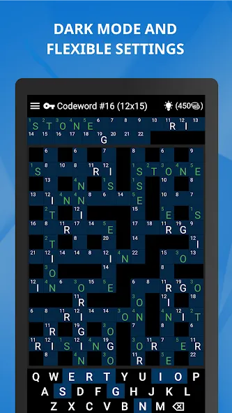 Скачать взломанную Keywords — Codeword Puzzle  [МОД Бесконечные монеты] — стабильная версия apk на Андроид screen 3