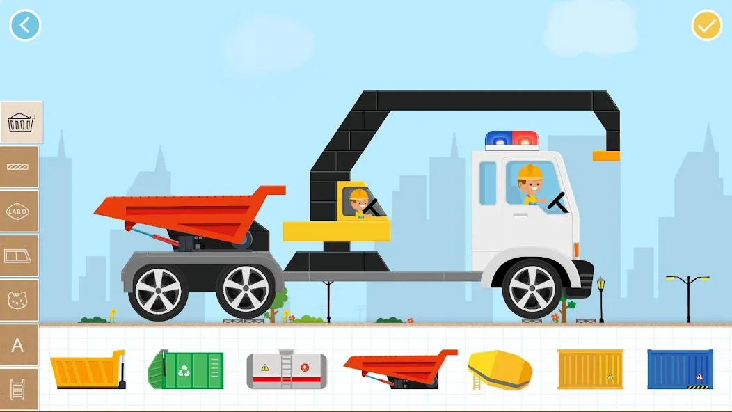 Взломанная Labo Brick Car 2 Game for Kids (Лабо)  [МОД Меню] — стабильная версия apk на Андроид screen 1