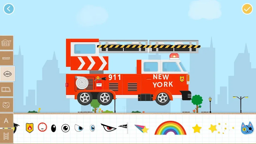 Взломанная Labo Brick Car 2 Game for Kids (Лабо)  [МОД Меню] — стабильная версия apk на Андроид screen 4